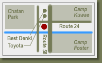 Map for Chatan Branch